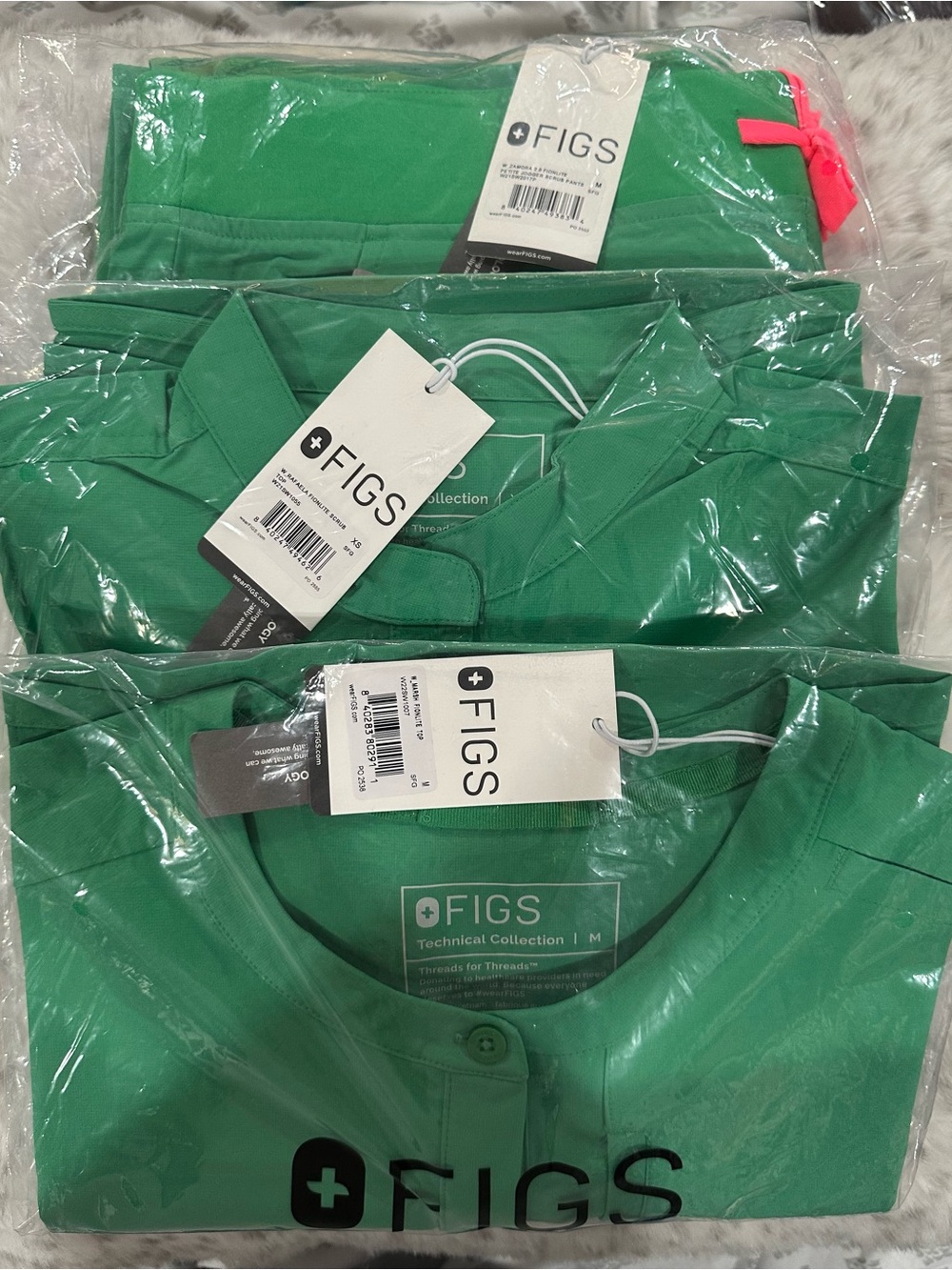 FIGS FIONLITE Zamora 2.0 bottom, Marsh Top and Rafaela Top NWT BUNDLE